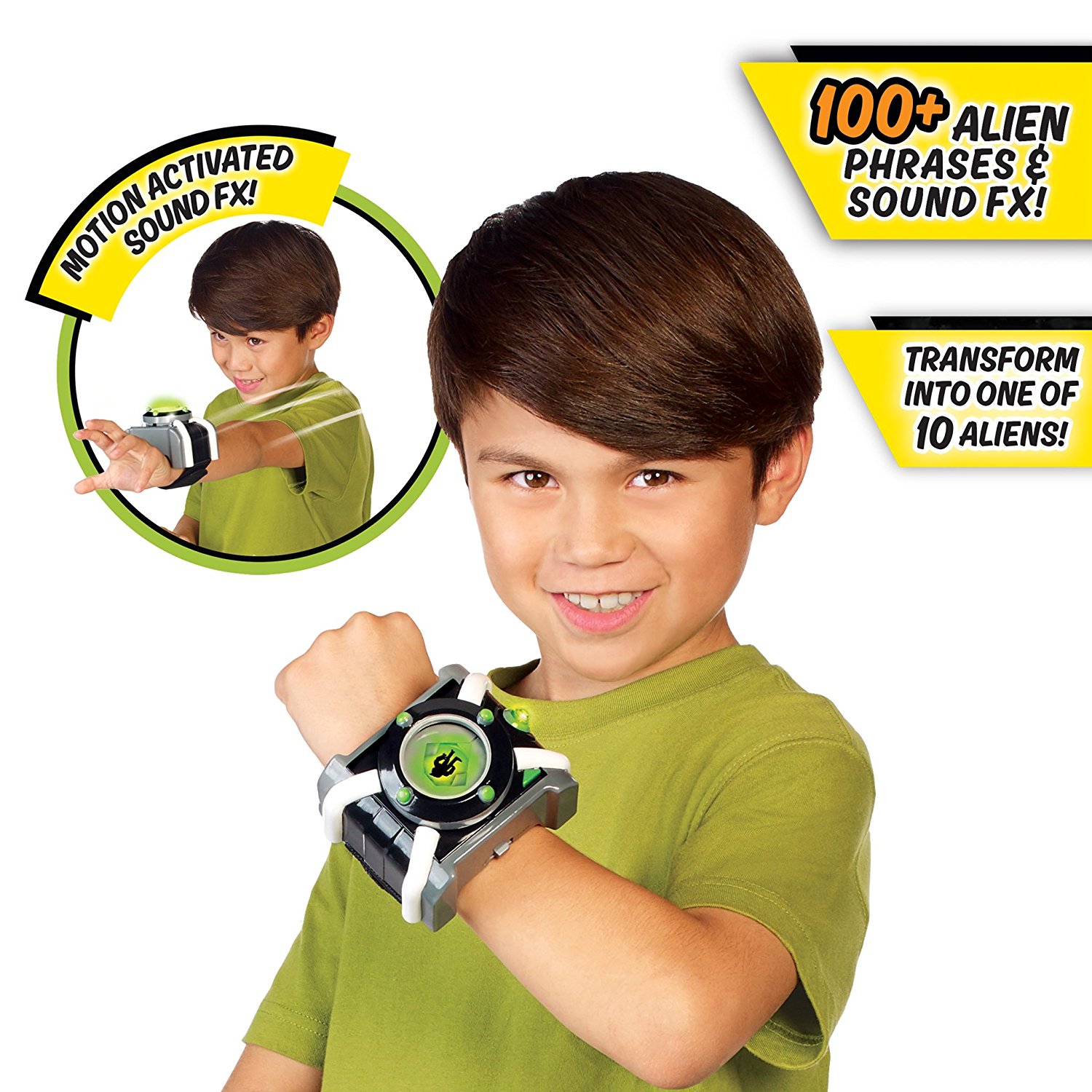 นาฬิกาข้อมือแปลงร่างเสมือนจริง Playmates Toys Ben10 Omnitrix (Deluxe)