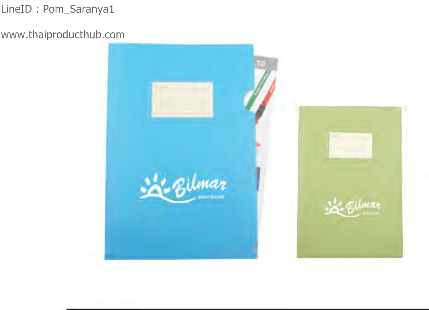แฟ้มพลาสติก, แฟ้มสอด พิมพ์ลายได้