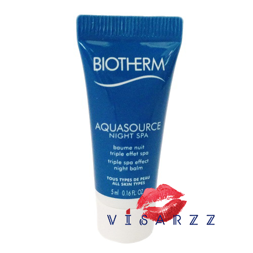 (Tester) Biotherm Aquasource Night Spa 5mL ไนท์มาส์ก/สลีปปิ้งมาส์ก เนื้อบาล์มอินเจล บำรุงให้ผิวชุ่มชื่นด้วยส่วนผสม Polynesian Marine Extract และ Life Plankton