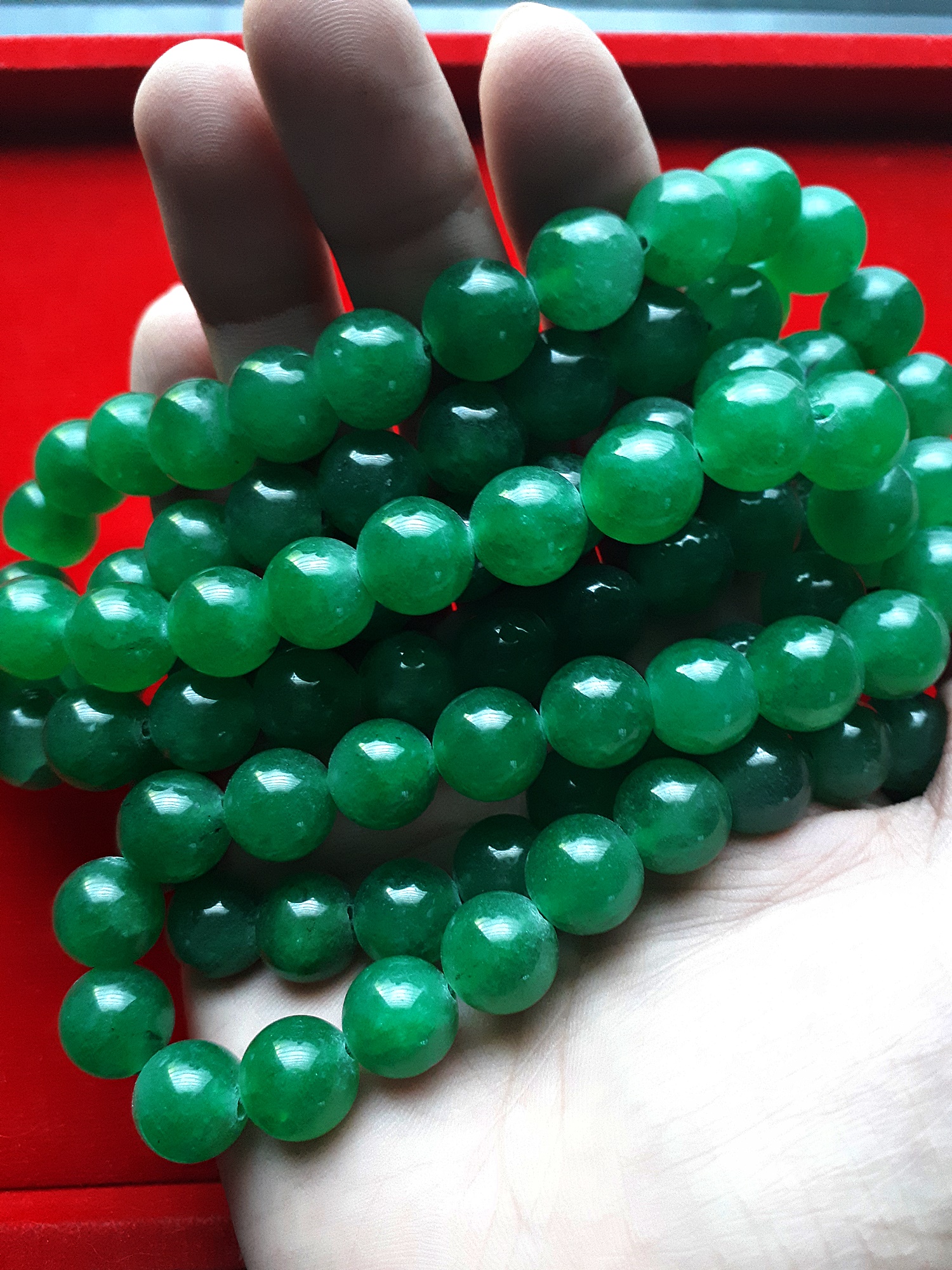 ประคำ คอ สร้อยคำ หินเขียว (ขายปลีก ขายส่ง)