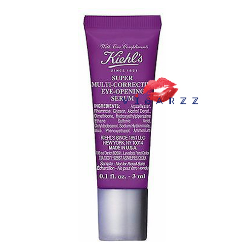 (ขายส่ง 140 -) Kiehl's Super Multi-Corrective Eye-Opening Serum 3mL แก้ปัญหาความร่วงโรยรอบดวงตา ด้วยเซรั่มเพียง 1 เดียว ช่วยดูแลผิวรอบดวงตาแบบ 360 องศา