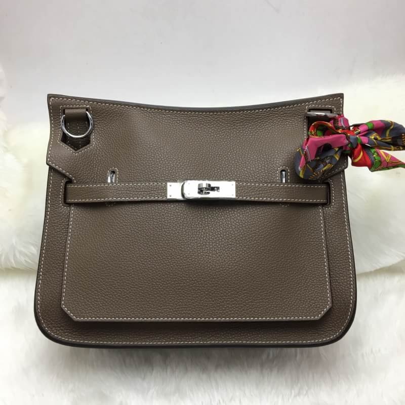 กระเป๋า hm jypsiere etoupe 28 cm สีเทาเข้ม