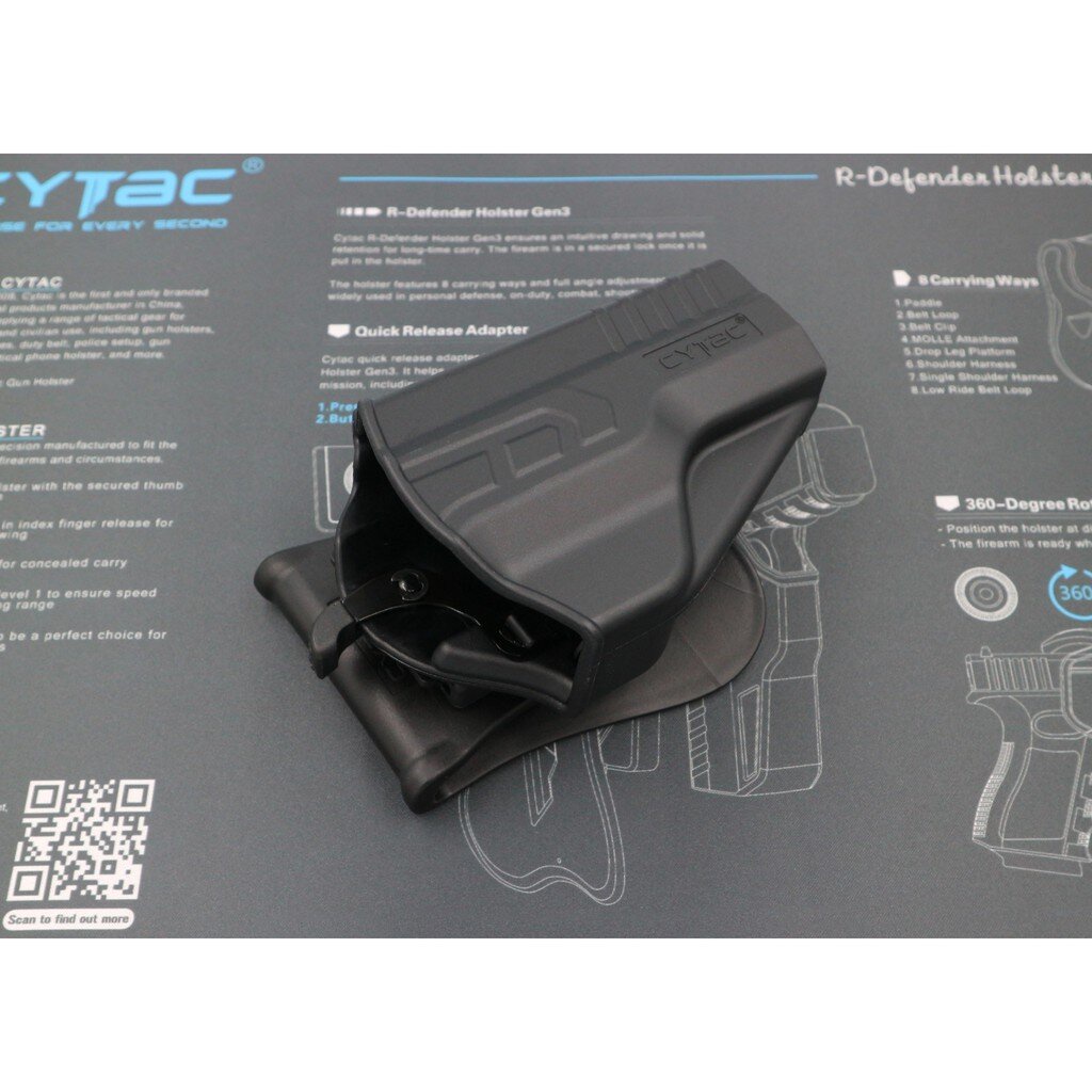 CYTAC thailand ซองพกนอก S&W M&P 9M 2.0,Girsan MC 28 SA (ปลดล็อคนิ้วโป้ง)