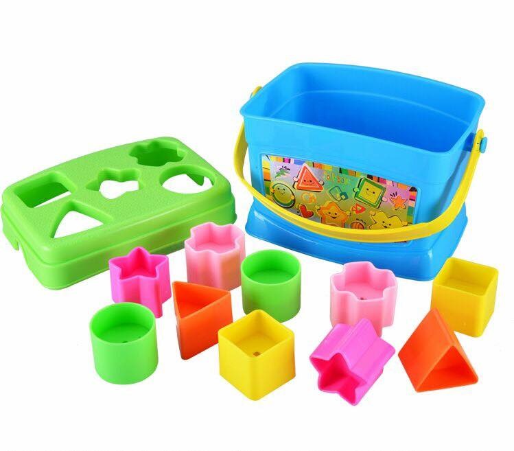 กล่องหยอดบล็อค Jolly Baby Lovely Baby's First Blocks (Blue)