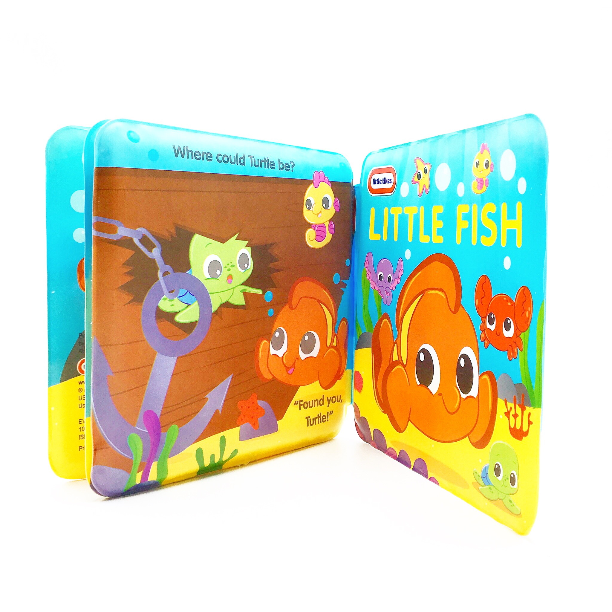 หนังสือสำหรับเวลาอาบน้ำแสนน่ารัก Little Tikes Little Fish Bathtime Fun