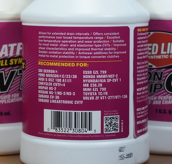 Redline Non-Slip CVT 1Qt.