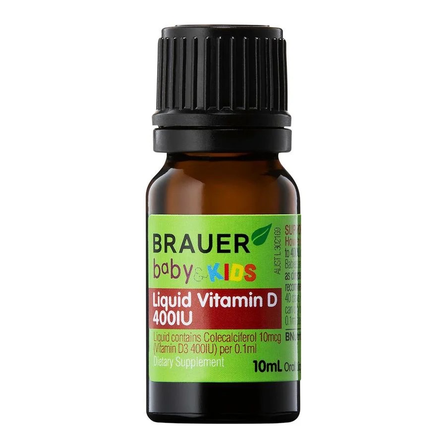วิตามิน D สำหรับเด็ก BRAUER Baby & Kids Liquid Vitamin D 400IU