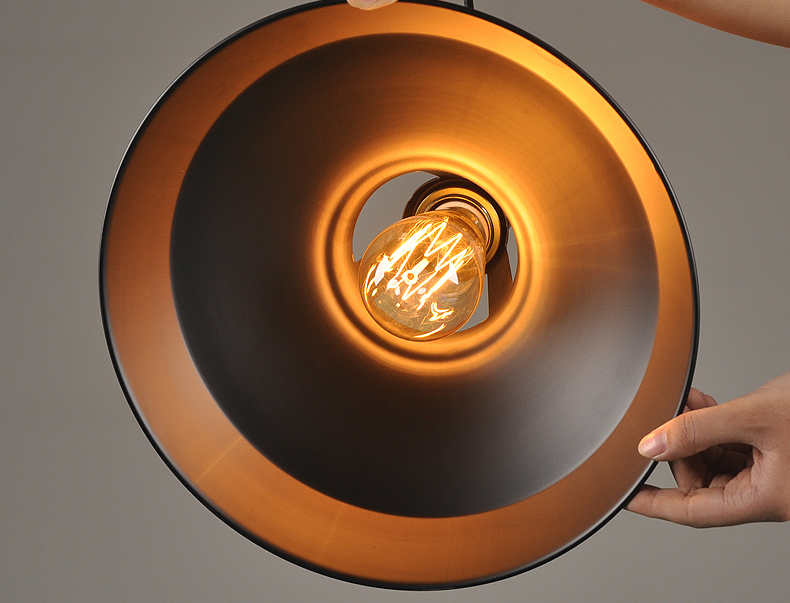 โคมไฟห้อยเพดาน Loft เจาะช่อง 30cm [SHB-01]