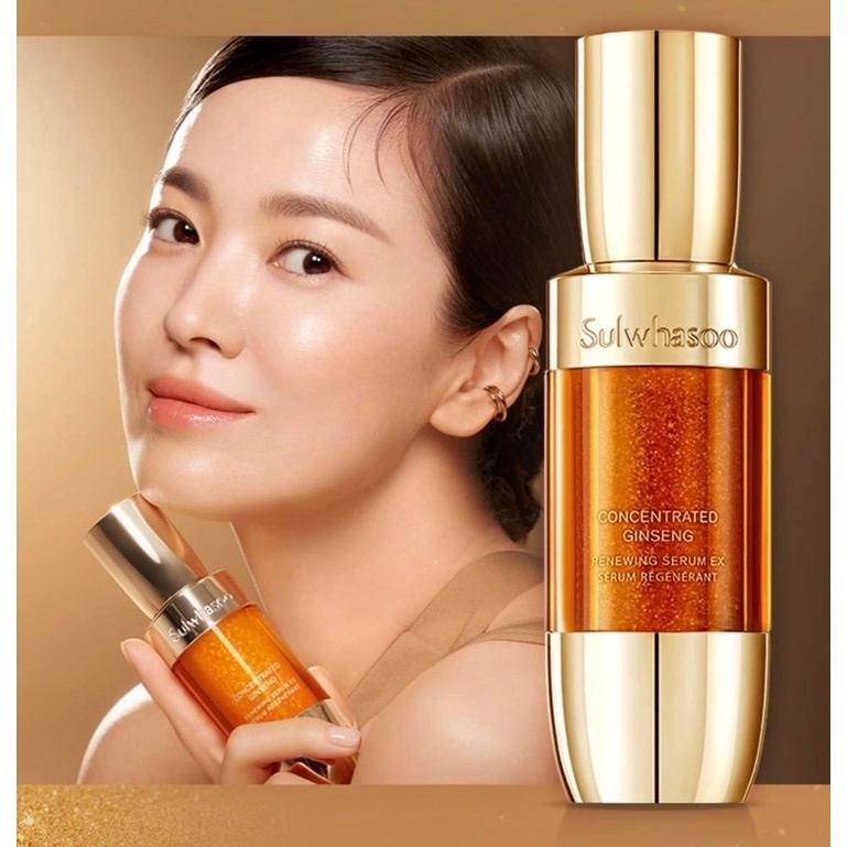 (Tester) Sulwhasoo Concentrated Ginseng Renewing Serum Ex 5mL เซรั่มโสม รุ่นใหม่ซึมเข้าสู่ผิวได้ดีขึ้น ดูแลริ้วรอยแห่งวัย ให้ผิวที่กระชับ ยืดหยุ่น อ่อนเยาว์
