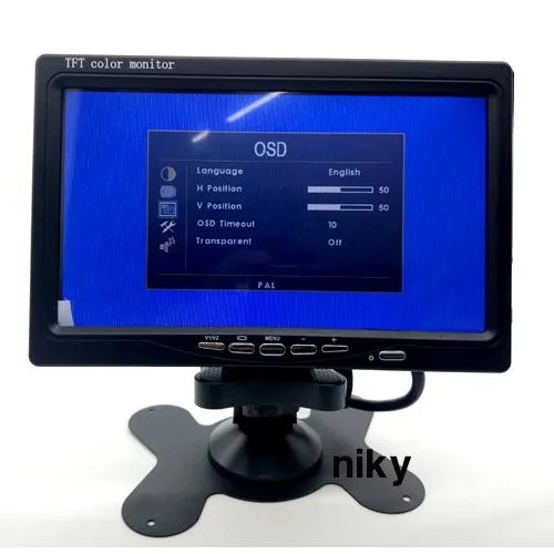 Monitor 7 นิ้ว - N700ต่อVGA,AV,HDMI(ติดต่อLine ID:fa-thai )