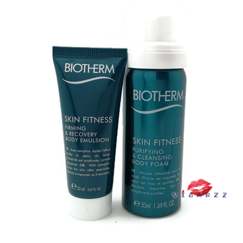 Biotherm Skin Fitness Body Set เซทเทสเตอร์สำหรับดูแลผิวและร่างกายของคุณที่จับคู่โฟมและอีมัลชั่นบำรุงผิวขนาดพกพา เพื่อผิวสวยกระชับชุ่มชื้น เหมาะอย่างยิ่งกับคนออกกำลังกายค่ะ