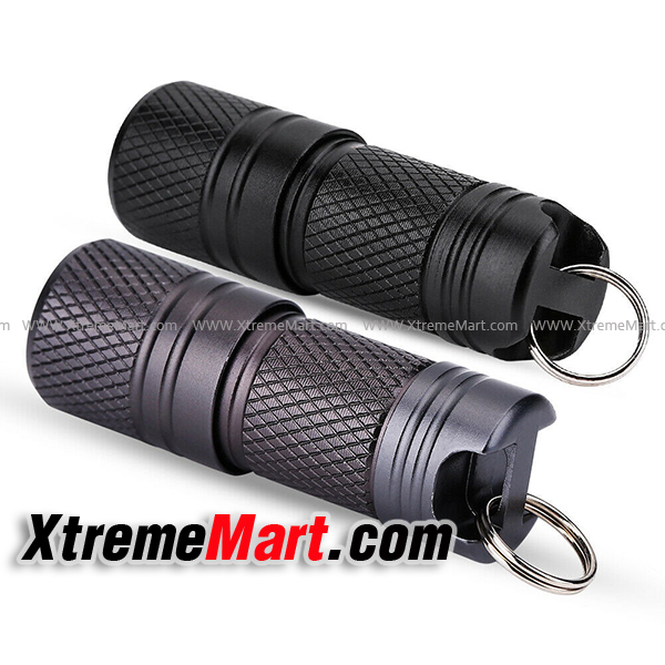 ไฟฉายพกพาขนาดเล็ก ไฟฉายพวงกุญเเจ Outdoor Mini Portable Keychain USB Rechargeable LED Flashlight Torch Lamp Light