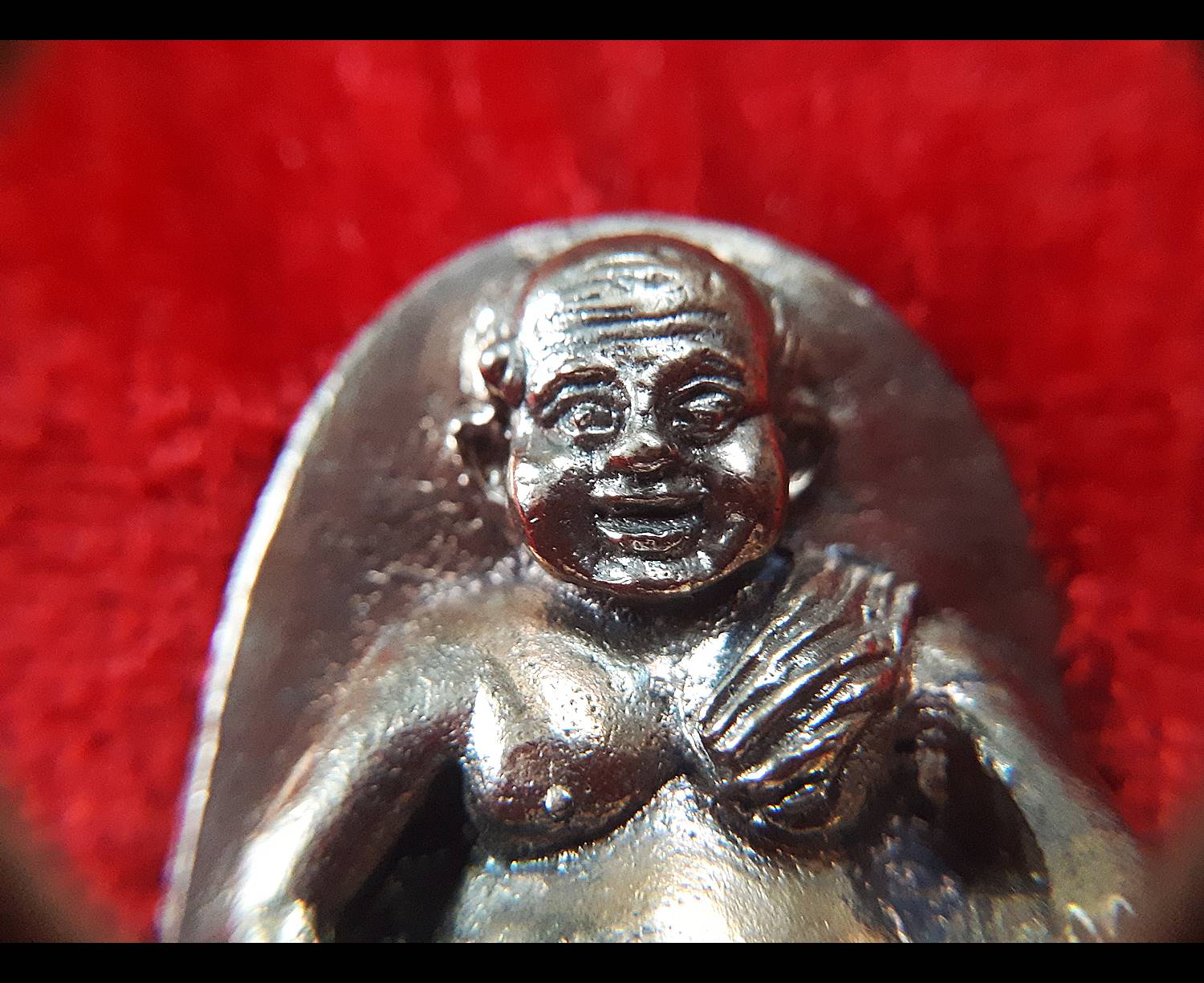 เหรียญ พ่อขุนช้าง เจ้าทรัพย์ เนื้อนวะโลหะ ผสมทองคำรวมมหาชนวน (แก่ทองคำ) (ตอกเลข ตอกโค็ด) ปี2552 #รับประกันแท้ - หลวงพ่อเขียว วัดห้วยเงาะ