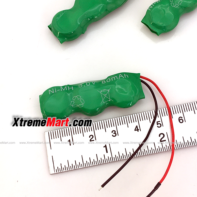 แบตเตอรี่ชาร์จ Ni-MH 3.6V 80mAh CMOS Battery for Varta PLC Backup CMOS Battery