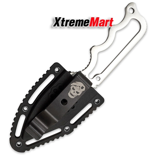 มีดพกซ่อนSOG Instinct Mini Neck Knife 2 Satin Plain Blade, Stainless Steel Handle