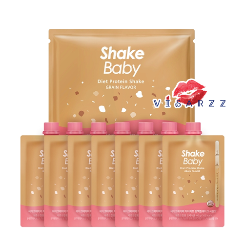 (Grain แบ่งขาย 1 ซอง 40g) Shake Baby Protien Shot โปรตีนเชค มาในรุปแบบซอง พกพาสะดวก และรสชาดอร่อย ทานง่าย และเพียง 150-160kCal เท่านั้น