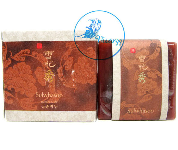 (Tester) Sulwhasoo Herbal Soap 50g สบู่โสม ทำความสะอาดผิวหน้าอย่างล้ำลึกด้วยคุณค่าจากโสมและสมุนไพรดั้งเดิมจากเกาหลี
