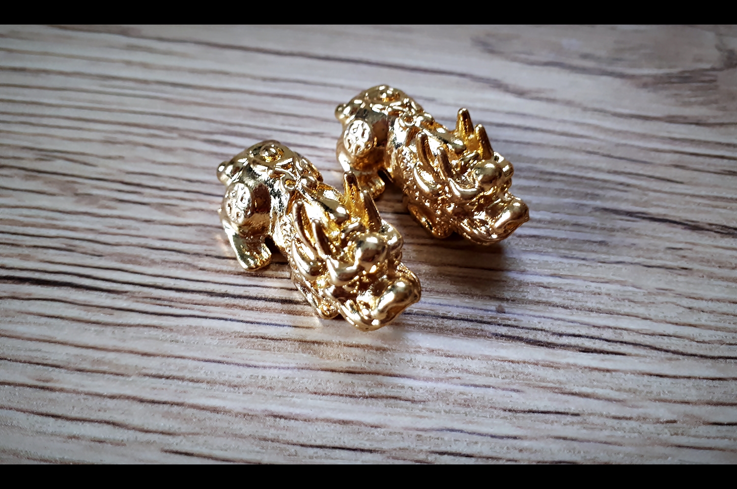 ปีเซียะ เนื้อโลหะทองเหลืองชุบทอง (ขายปลีก ขายส่ง)