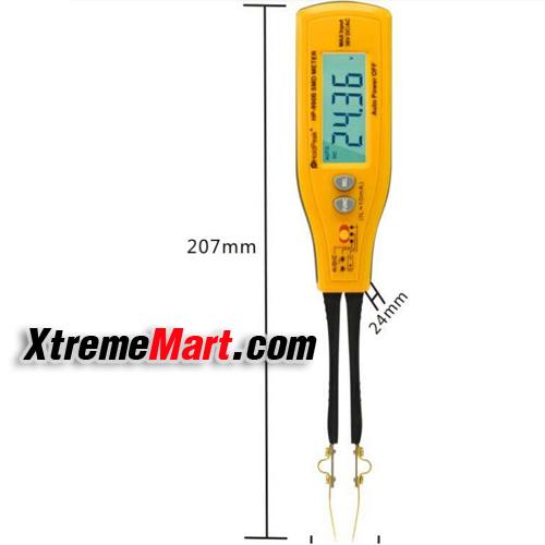 ตัวเก็บวัดประจุ High quality Smart SMD Tester HP-990B, LCD display, Auto Scanning, Auto Ranging,SMD METER multimeter