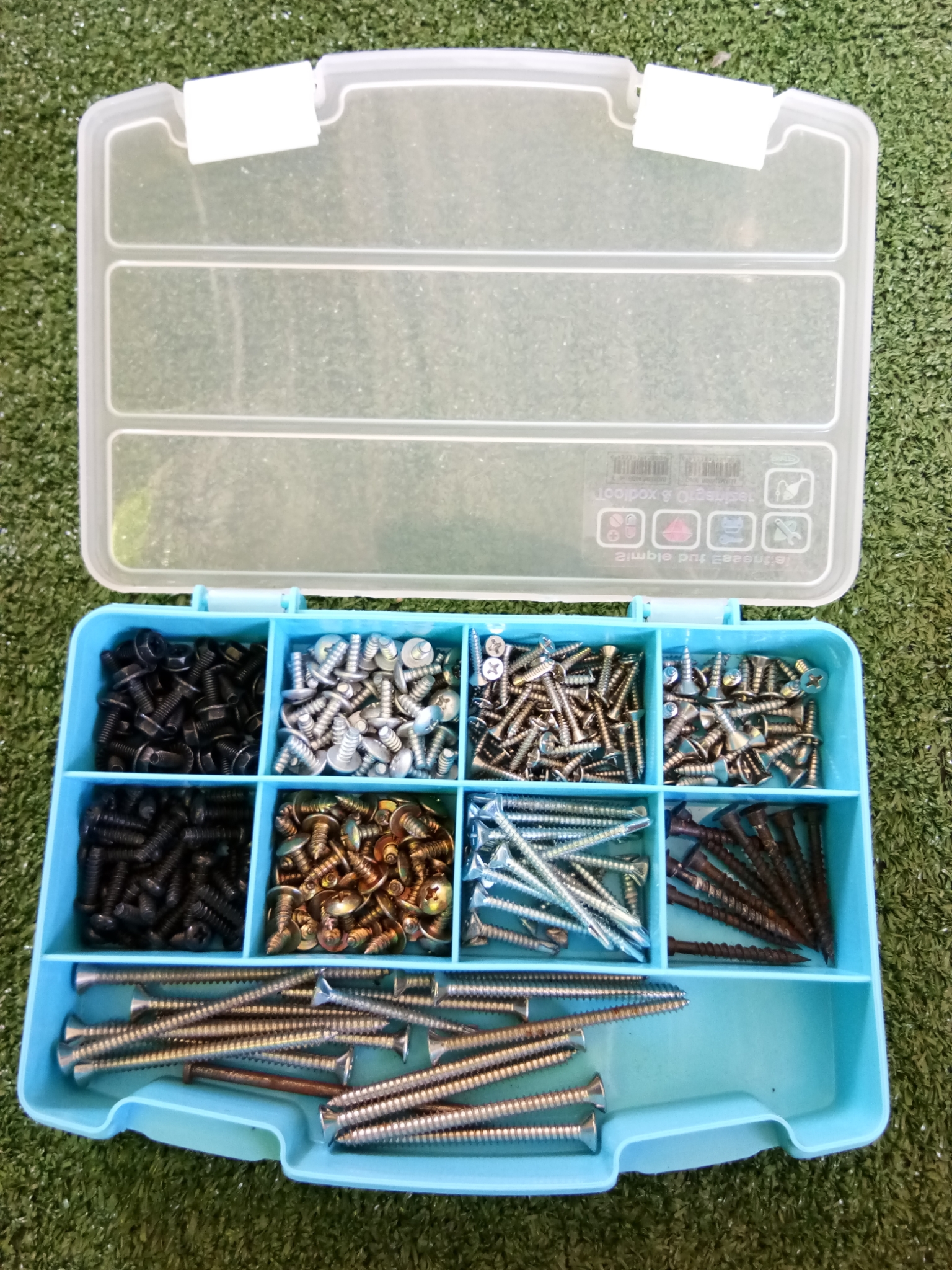 กล่องแบ่งช่องขนาดกลางอเนกประสงค์