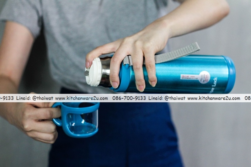 P10982 ขวดน้ำสแตนเลสเก็บอุณหภูมิ ความจุ 350 มิลลิลิตร คละสี #S112 (ราคาส่งต่อ 6 ใบ: 250 บ.ต่อใบ)