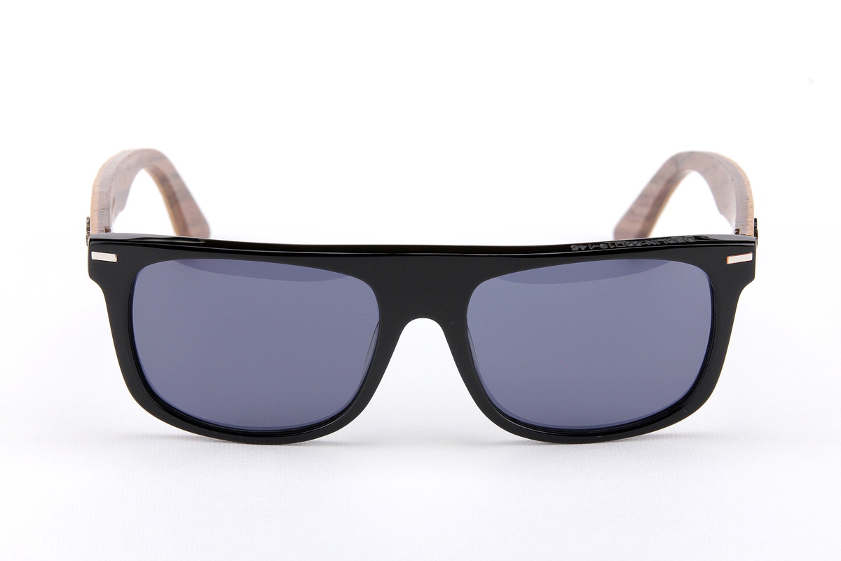 แว่นกันแดดขาไม้ Weekend Duet Collection Berlin Black (Light)