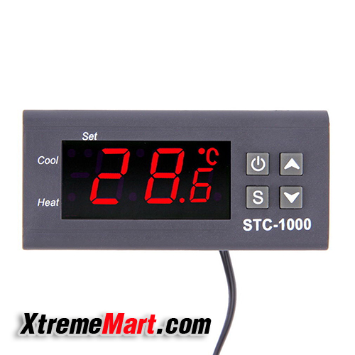 เครื่องควบคุมอุณหภูมิ STC-1000 Temperature Controller Thermostat Aquarium STC1000 Incubator Cold