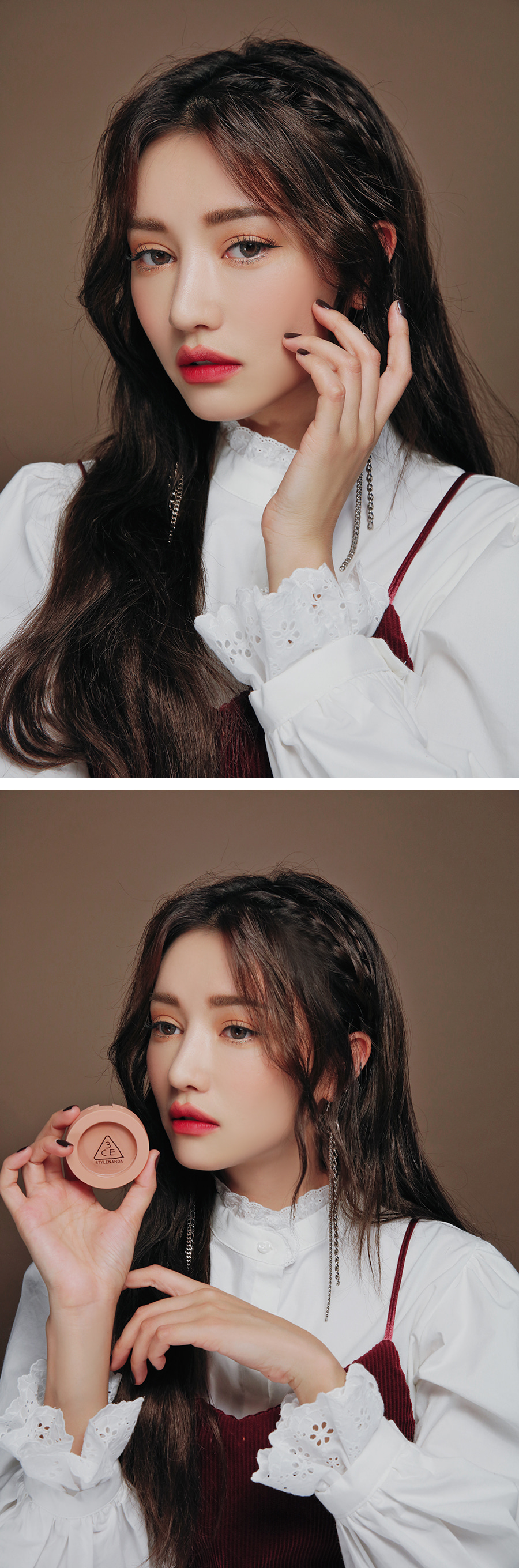 3CE Mood Recipe Face Blush #Nude Peach บรัชออนเนื้อนุ่มสีละมุนหวานๆ ใหม่ล่าสุด