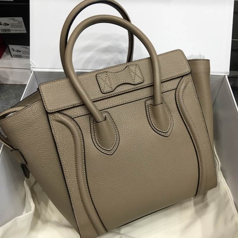 กระเป่า celi micro luggage tote bag 10 นิ้ว สีเทา พร้อมกล่อง