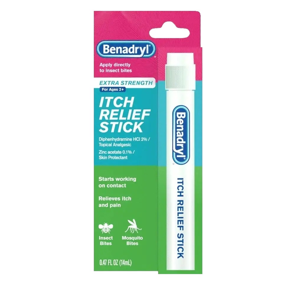 เจลบรรเทาอาการคันสูตรเข้มข้นชนิดแท่ง Benadryl Extra Strength Itch Relief Stick