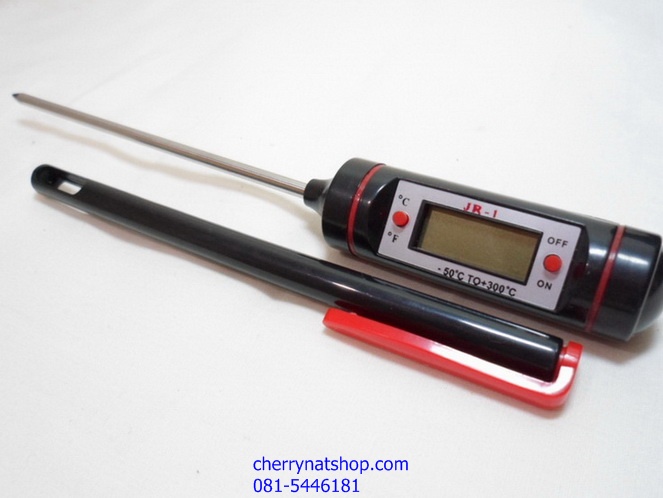 เทอร์โมมิเตอร์วัดอุณหภูมิในอาหาร ของเหลว เนื้อ ผลไม้