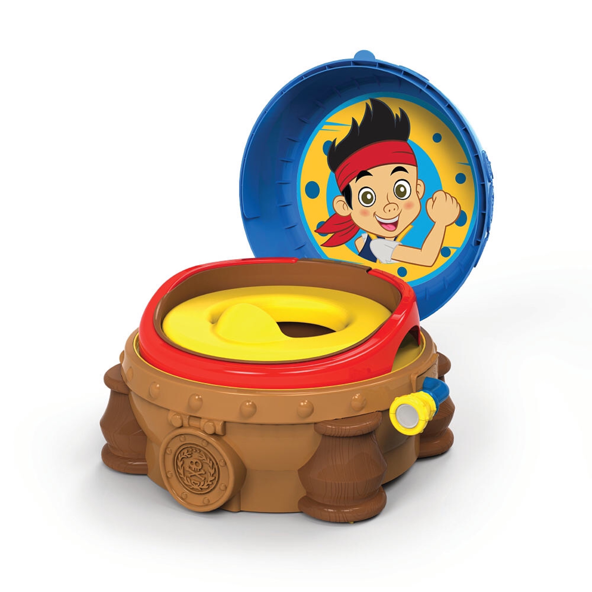 กระโถนฝึกขับถ่ายสำหรับเด็ก The First Years Disney Baby รุ่น 3-in-1 Celebration Potty System (Jake and the Never Land Pirates)