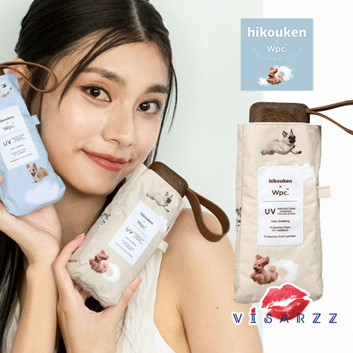 (น้องหมาบิน สีครีมเบจ 0836) WPC x Hikouken Flying Dog ร่มกัน UV แบรนด์ดังจากญ๊่ปุ่นที่มีจุดเด่นเรื่องความคงทนแข็งแรง แต่น้ำหนักเบา ขนาดเล็กพกพาง่าย มาในคอลเลกชั่นสุดน่ารัก