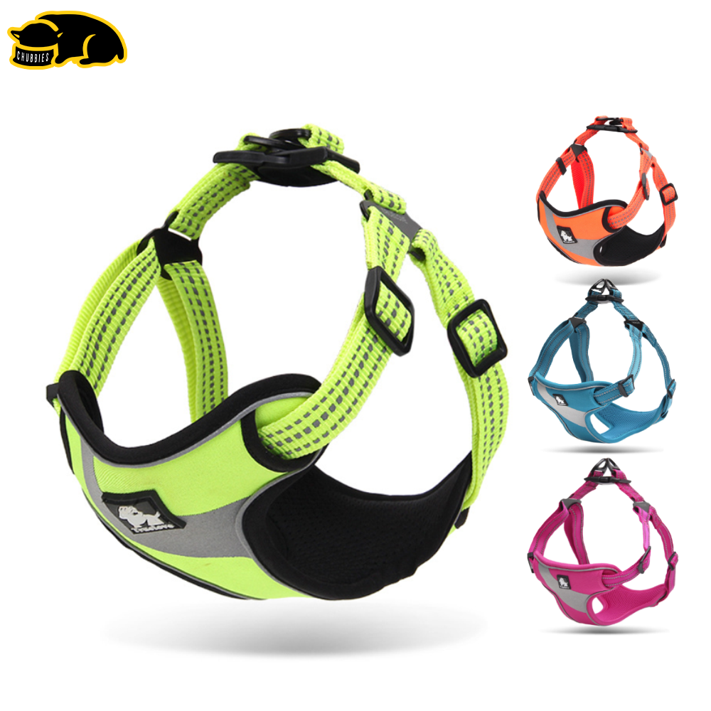 C126 TRUELOVE TH Pet Harness Reflector ปลอกคอรัดอกสุนัขสะท้อนแสง ป้องกันอันตรายจากการกระชาก ฮาเนสสุนัขแบบรัดอก