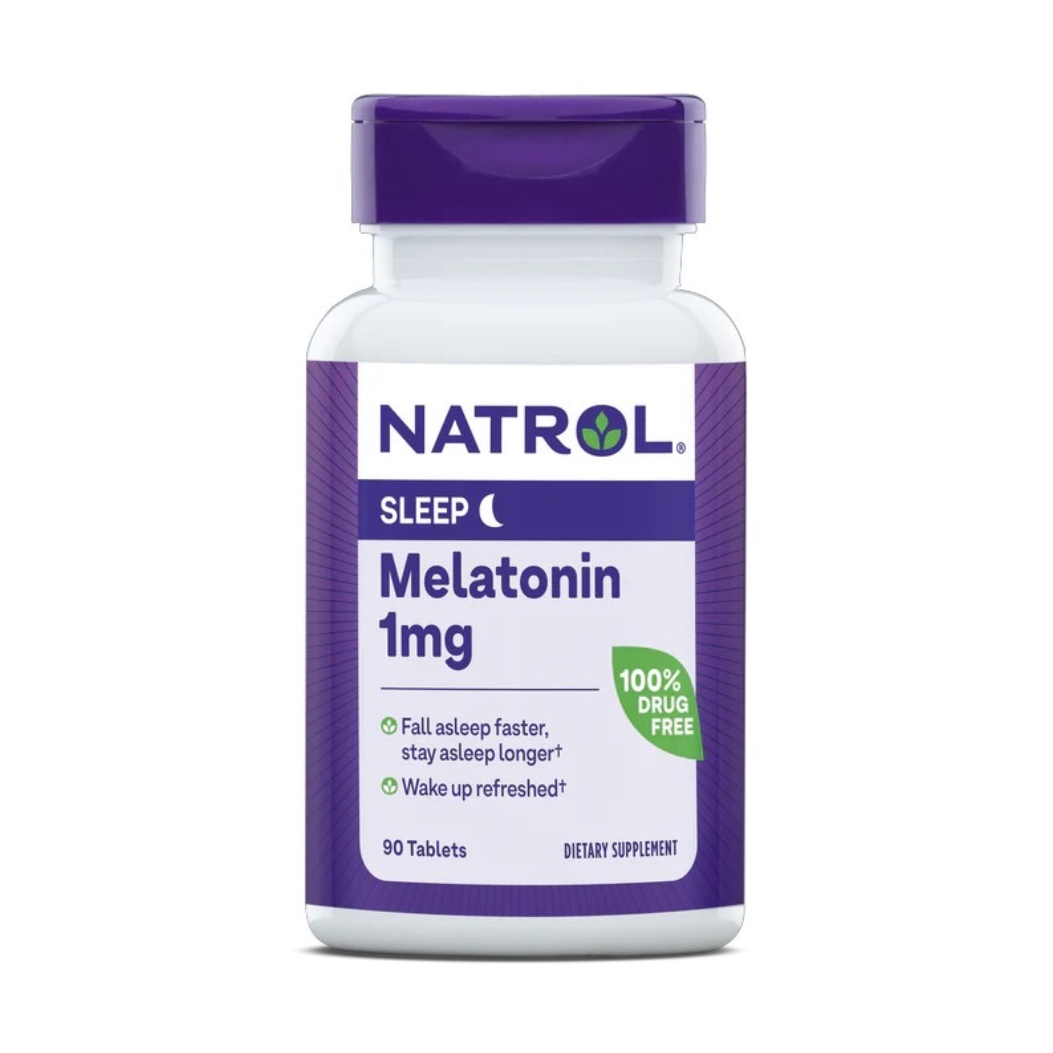 วิตามินเสริมการนอนหลับสำหรับผู้ใหญ่ NATROL Sleep Melatonin 1mg (90 Tablets)