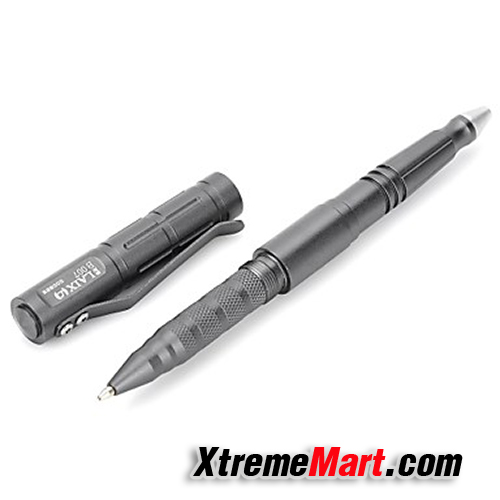 Tactical Pen LAIX B007 Tactical Survival Ballpoint Pen Tungsten Steel Pen Point Multi-function Self-defense Pen (สีเทา)
