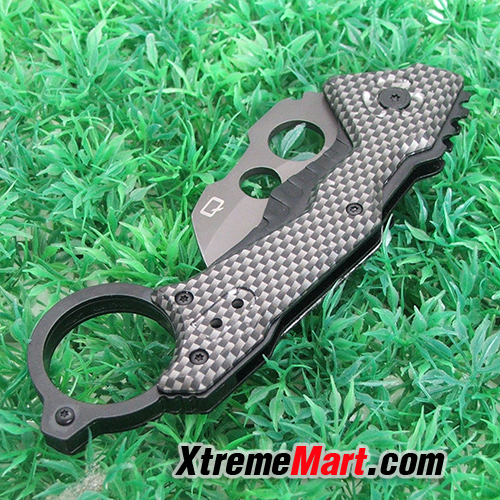 มีดพับ Karambit Mini DA46 Camping Pocket Knives 57HRC Aluminum Alloy Handle Folding Knife