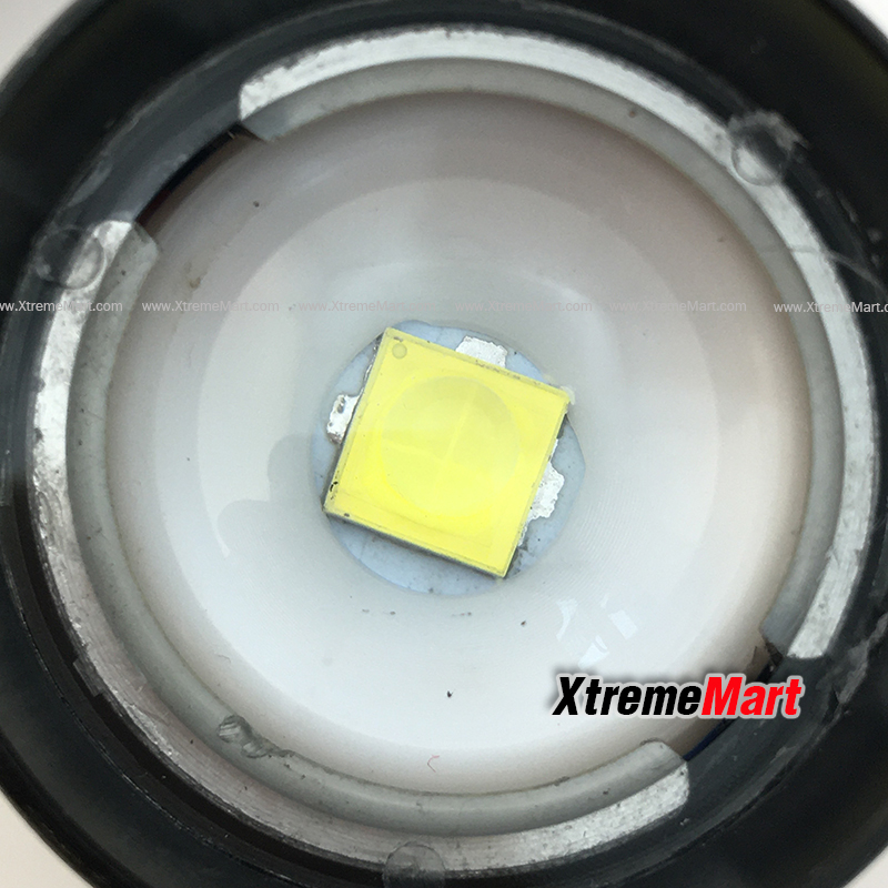 ชุดเซตไฟฉายซูม Ultrafire หลอด XHP-50 + COB รุ่น P16 38000W แสงขาว 2000LM 4โหมด พร้อมแบตเตอรี่และสายชาร์จ USB