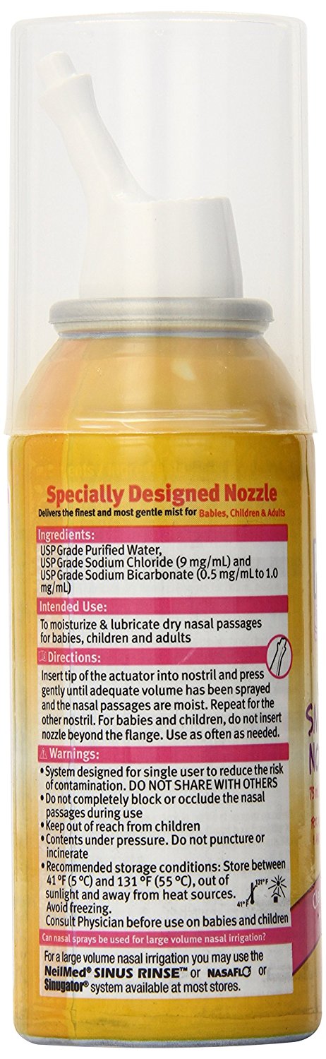 น้ำเกลือทะเลพ่นจมูกจากธรรมชาติสูตร NeilMed Pedia Mist Saline Spray