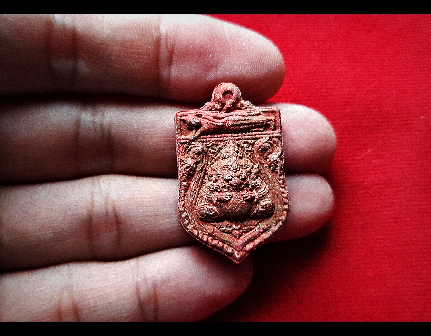 เหรียญ เทพ พระราหู เนื้อผง (#พิธีเขย่ากล่อง) ปี2563 #รับประกันแท้ - หลวงพ่อเล็ก วัดท่าขนุน