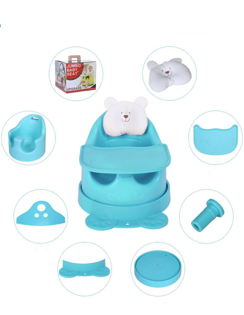 เก้าอี้รับประทานอาหารขนาดใหญ่พิเศษ Anbebe Jumbo Baby Seat & Tray (Green)