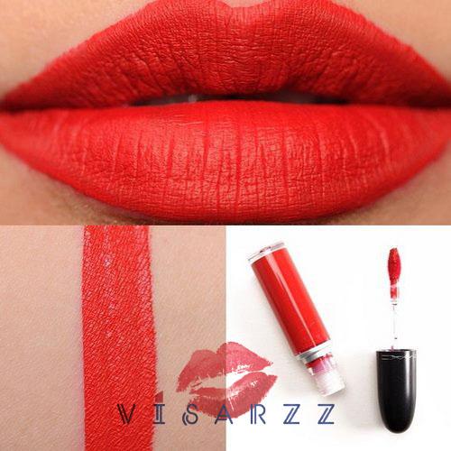 (ปี 2015) MAC Retro Matte Liquid Lipcolor in Fashion Legacy 5 mL ลิปแมทท์ในรูปแบบเนื้อลิควิด สีแน่น จูบไม่หลุด ติดทนทั้งวัน กลบสีปากเดิมได้สนิท