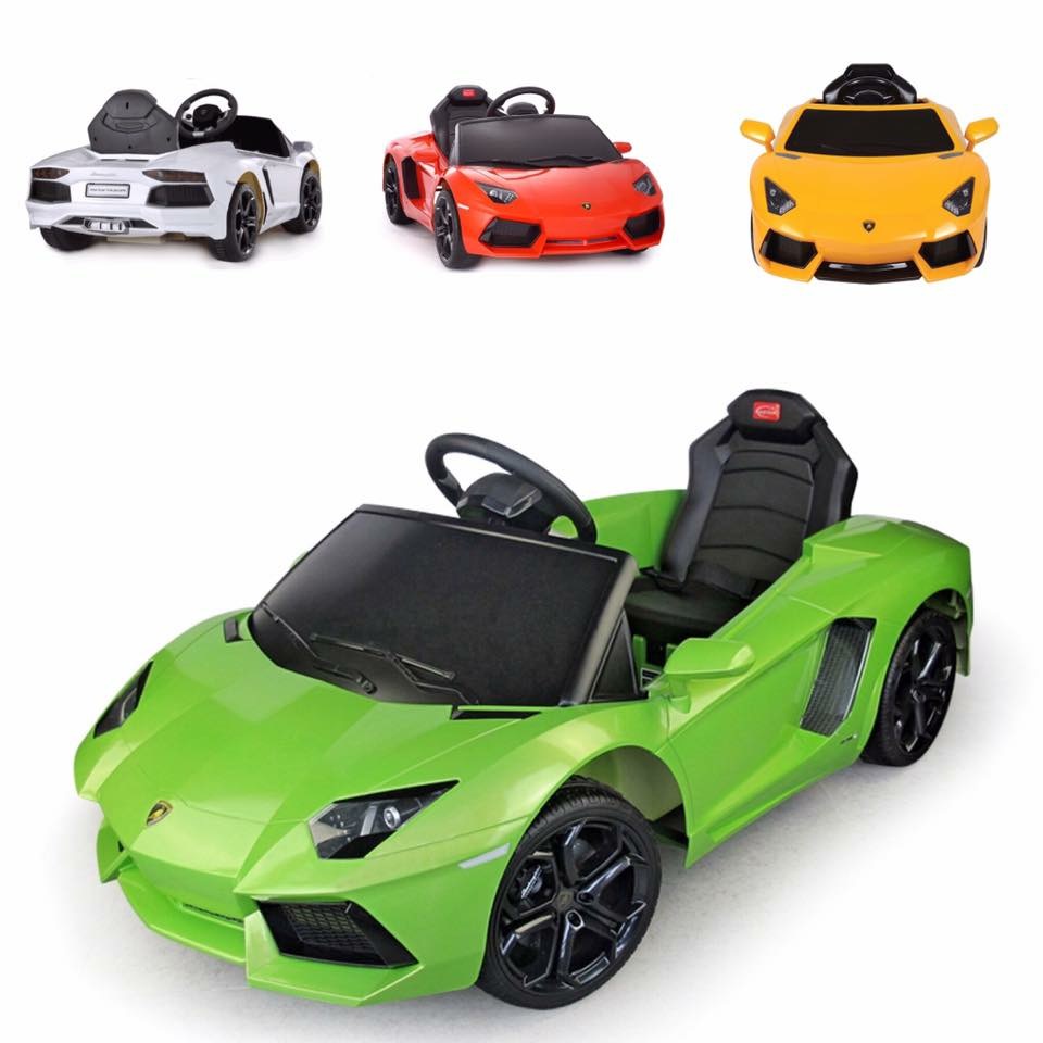 รถแบตเตอรี่พร้อมรีโมทบังคับ Lamborghini Aventador LP700 6V Battery-Powered Ride-On (Green)