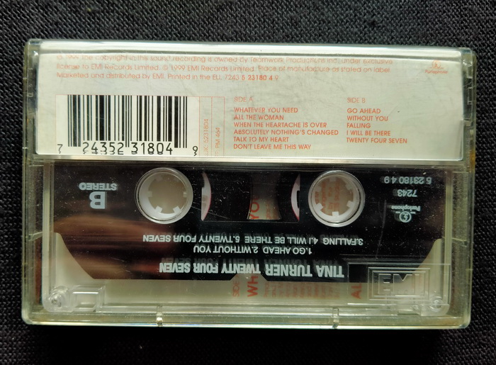 เทป Tina Turner : Twenty Four Seven