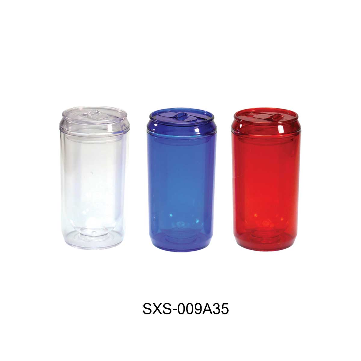 แก้วน้ำพลาสติก ทรงกระป๋อง 350 ML