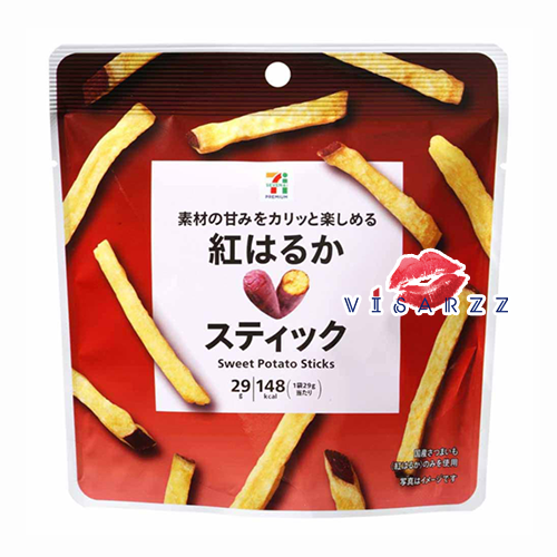 (Exp.03/25) 7-11 Japan Sweet Potato Sticks 29g มันม่วงแท่งอบกรอบเซเว่นอีเลเว่นญี่ปุ่น