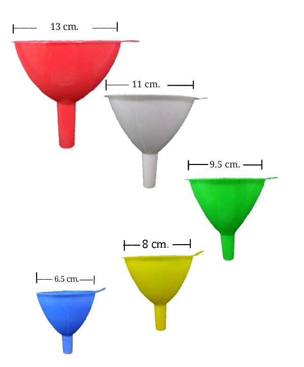 กรวยกรองน้ำ5ชิ้น5ขนาด