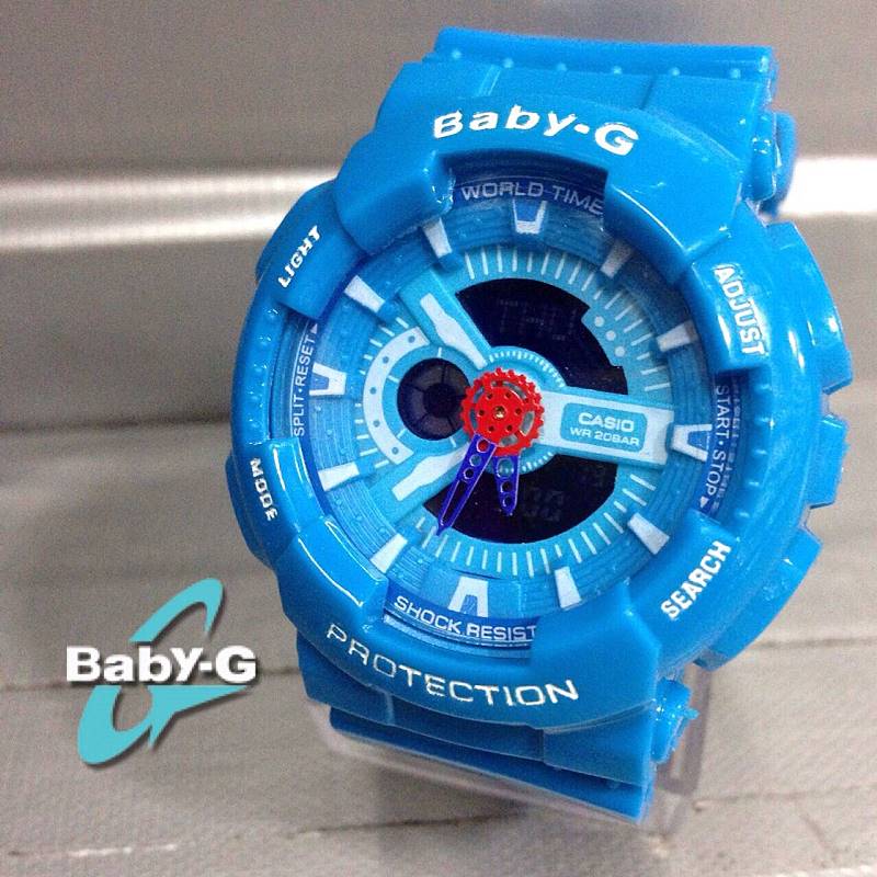 นาฬิกา Casio Baby-g เกรด AAA สีฟ้า สวยทนระบบเหมือนจริงสุดๆ