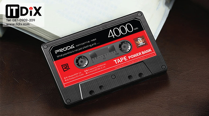 แบตสำรอง Proda TAPE 4000 mAh by Remax