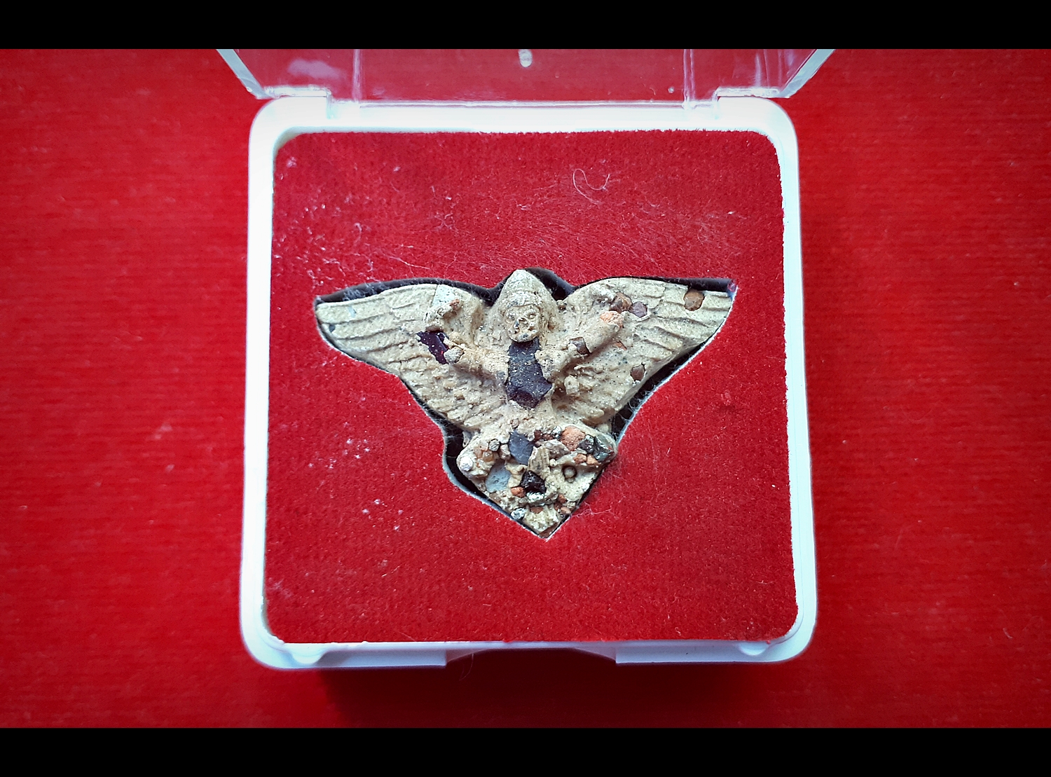 พญาครุฑ เนื้อผง(ผสมรวมโครตมวลสาร) ปี2560 #รับประกันแท้ - หลวงพ่อหนุน วัดพุทธโมกข์